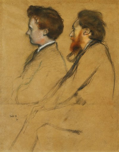 Pan Charles Ricketts a pan Charles Hazlewood Shannon od William Rothenstein