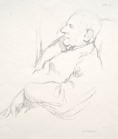 Sir Francis Seymour Haden spí od William Rothenstein