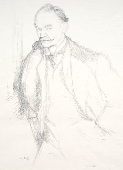 Thomas Hardy od William Rothenstein