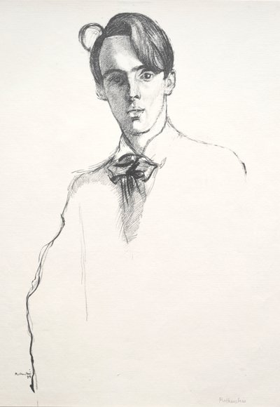 William Butler Yeats, 1898. od William Rothenstein