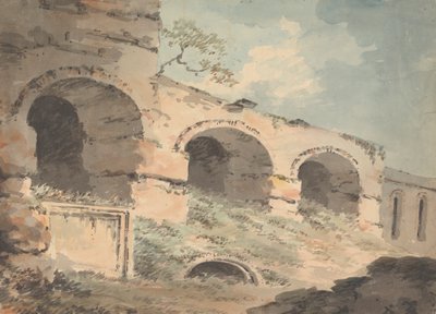 Zřícenina se třemi oblouky od William Sawrey Gilpin