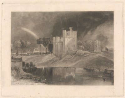 Brougham Castle, poblíž soutoku řek Eamont a Lowther od William Say
