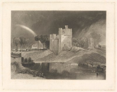 Brougham Castle, poblíž soutoku řek Eamont a Lowther od William Say