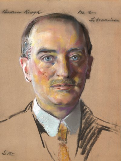 Andrew Keogh, M.A. 1904, knihovník 1916- od William Sergeant Kendall