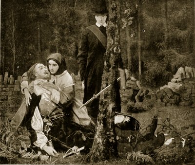 Kavalír a puritán, ilustrace z knihy "Hutchinson