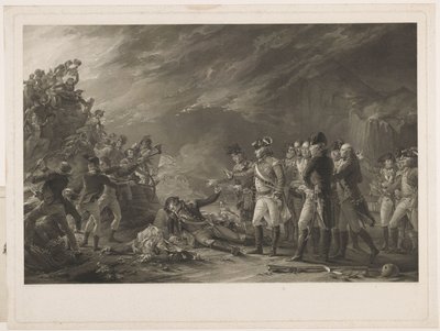 Sortie, vyrobený Garrison of Gibraltar ráno 27. listopadu 1781. od William Sharp