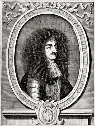 Karel II., král Velké Británie a Irska, 19. století od William Sherwin