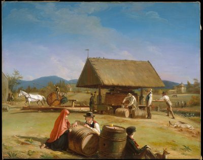 Výroba cidru od William Sidney Mount