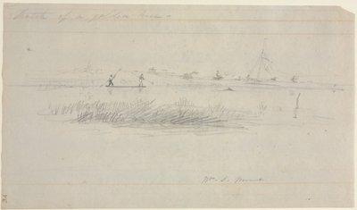 Eel Spearing v Setauket, Long Island, New York od William Sidney Mount