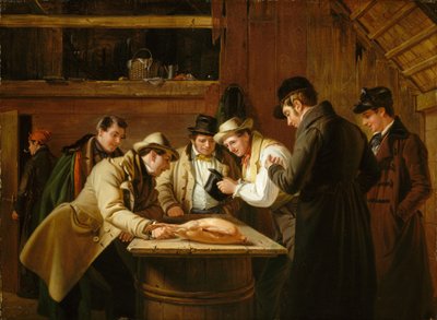 Tombola (losování o husu) od William Sidney Mount