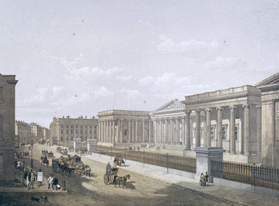 Britské muzeum, Holborn, Londýn, 1852 od William Simpson