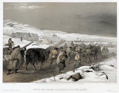 Britské jednotky na cestě do Sevastopolu, 1855 od William Crimea Simpson