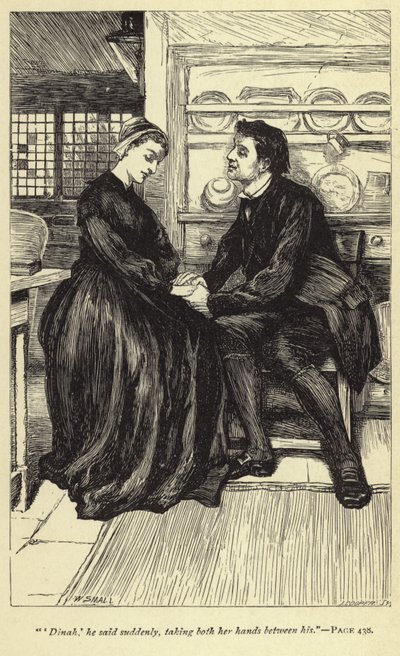 "Dinah," řekl náhle a vzal obě její ruce do svých od William Small
