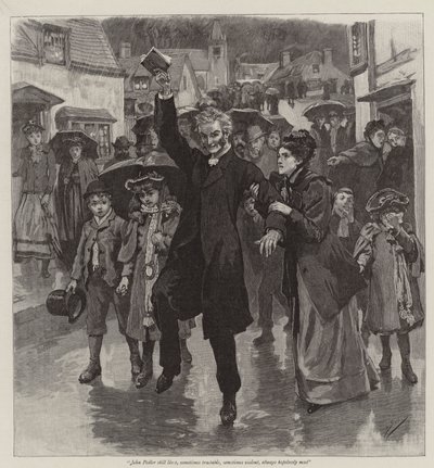 Ilustrace k filmu The Exploration of Reverend John Pedlar od William Small