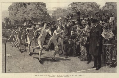 Finish of the Mile Race, Dead Heat od William Small