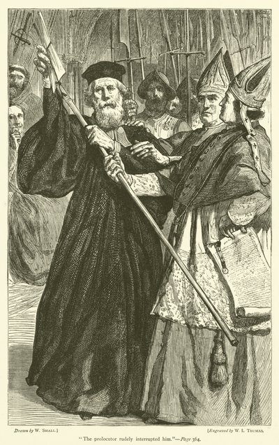 Prolocutor ho hrubě přerušil. od William Small