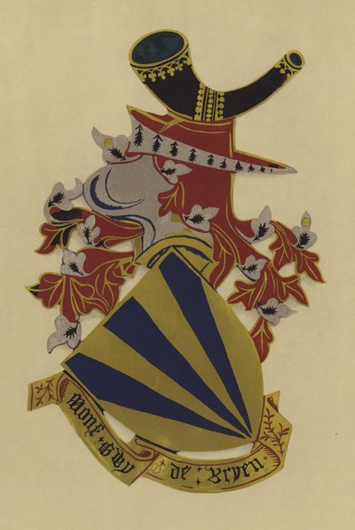 Sir Guy de Bryen, lord Bryen, 1370-1390 (chromolitho) od William St John Hope