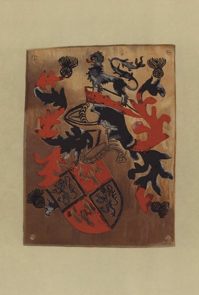 Sir Henry Percy, lord Percy, lord Poynings a hrabě z Northumberlandu, 1474-1489 (chromolitho) od William St John Hope