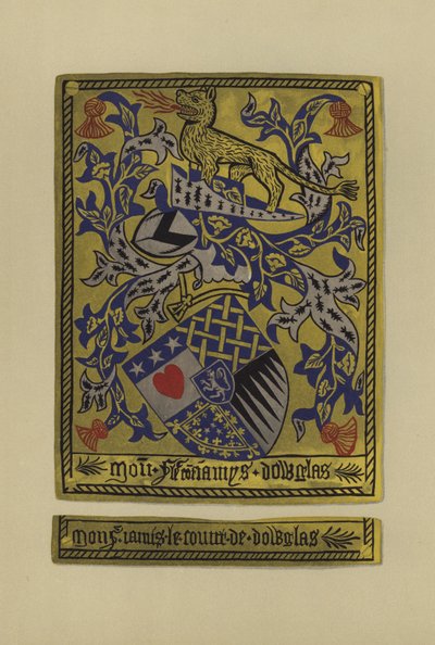 Sir James Douglas, hrabě z Douglasu a Avondale, 1461-1488 (chromolit) od William St John Hope