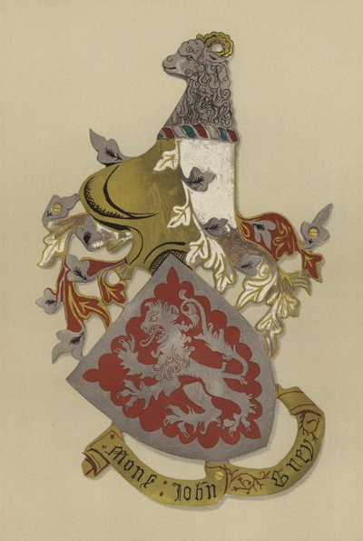 Sir John Grey, hrabě z Tankerville, asi 1419-1421 (chromolit) od William St John Hope