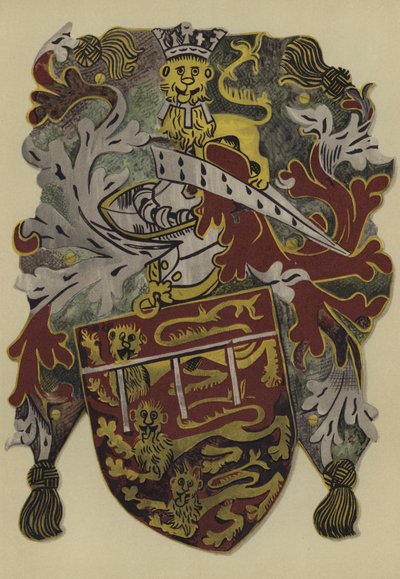 Sir John Mowbray, hrabě ze Surrey a Warenne, vévoda z Norfolku a maršál hrabě, 1472-1475-6 (chromolit) od William St John Hope