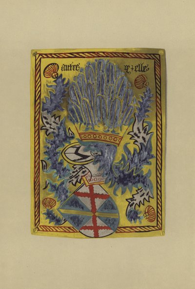 Sir John le Scrope, lord Scrope z Boltonu, 1461-1498 (chromolitho) od William St John Hope