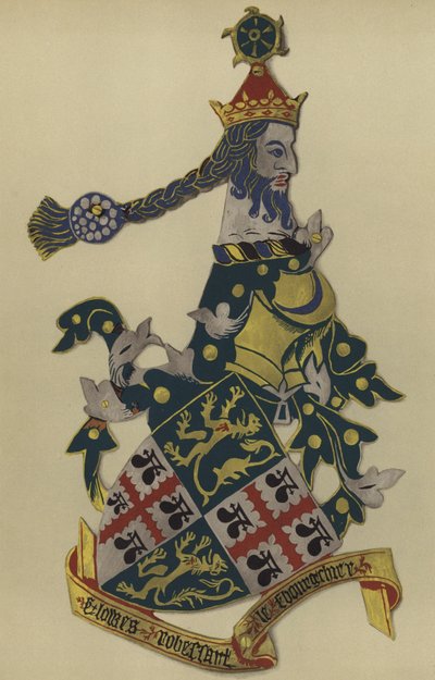 Sir Lewis Robessart, lord Bourchier, 1421-1431 (chromolitho) od William St John Hope