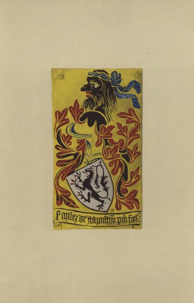 Sir Miles Stapleton, 1348-1364 (chromolitho) od William St John Hope