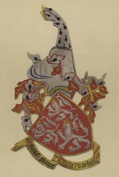 Sir Philip de la Vache, 1399-1408 (chromolitho) od William St John Hope