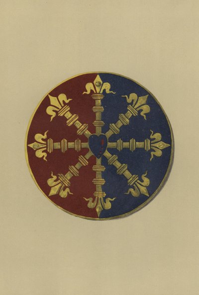 Sir Ralph Bassett, lord Bassett z Draytonu, 1368-1390 (chromolitho) od William St John Hope