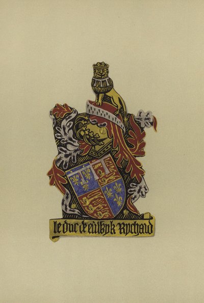 Sir Richard Plantagenet, vévoda z Yorku, 1475-1483 (chromolitho) od William St John Hope