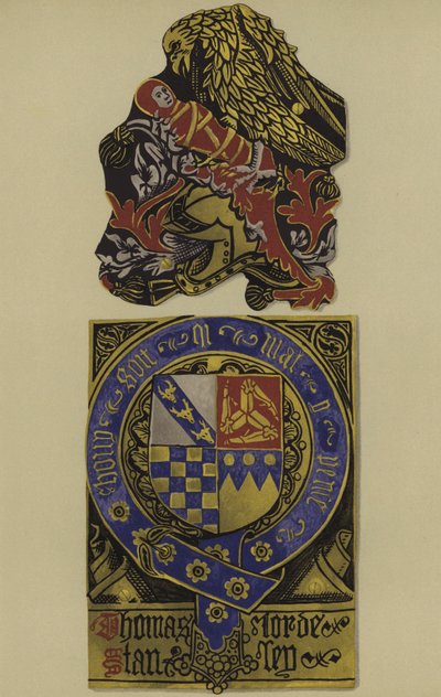 Sir Thomas Stanley, lord Stanley, hrabě z Derby, 1483-1504 (chromolitho) od William St John Hope