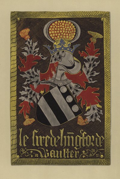 Sir Walter Hungerford, lord Hungerford, 1421-1449 (chromolitho) od William St John Hope