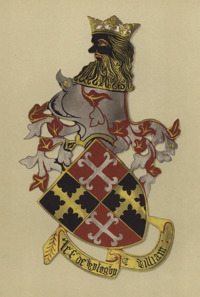 Sir William Willoughby, lord Willoughby dEresby, c 1400-1409 (chromolitho) od William St John Hope