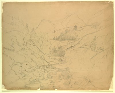 Studium krajiny od William Stanley Haseltine