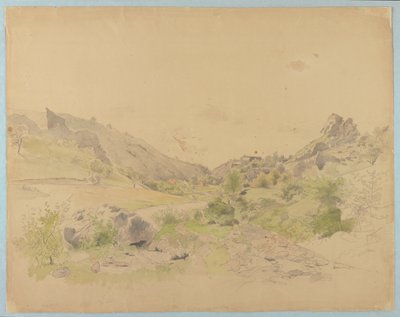 Studium krajiny od William Stanley Haseltine