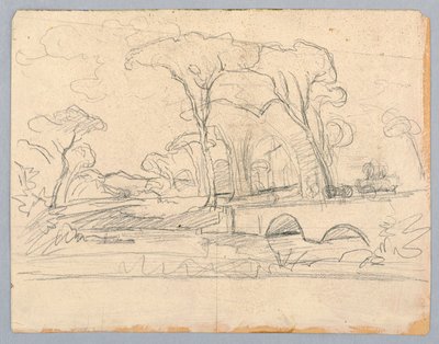 Studium krajiny od William Stanley Haseltine