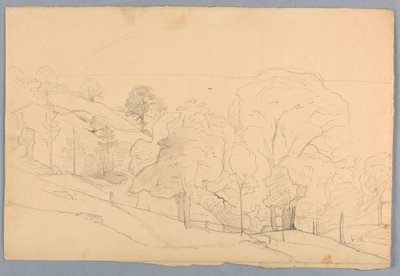 Studium krajiny od William Stanley Haseltine