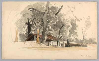 Studie krajiny, Baveno, jezero Maggiore, Itálie od William Stanley Haseltine