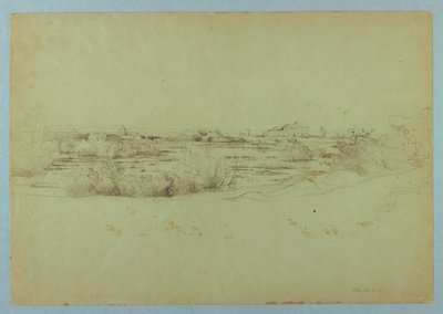 Studie krajiny, Ostia, Itálie od William Stanley Haseltine