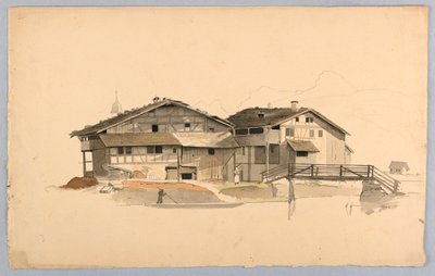 Studium krajiny, Švýcarsko od William Stanley Haseltine