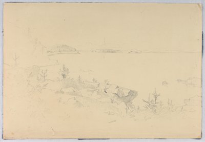 Studium mořské krajiny. Porcupine Islands, Bar Harbor, ME od William Stanley Haseltine