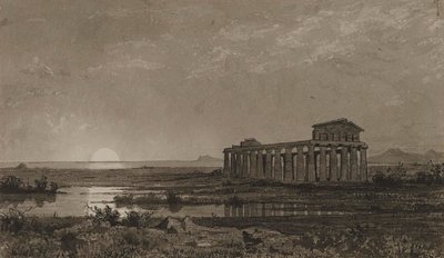 Chrám Ceres v Paestu (chrám Athény) od William Stanley Haseltine