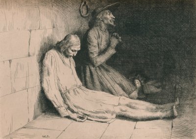 Christian and Hopeful in the Dungeon, c1916 od William Strang