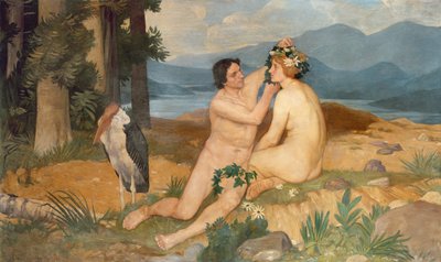 Ráj, cca 1895 od William Strang
