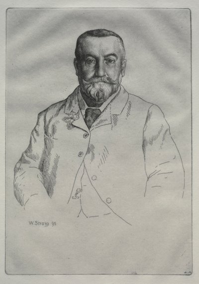 Portrét H. Cocka, 1895. od William Strang