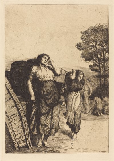 Zvedání brambor od William Strang