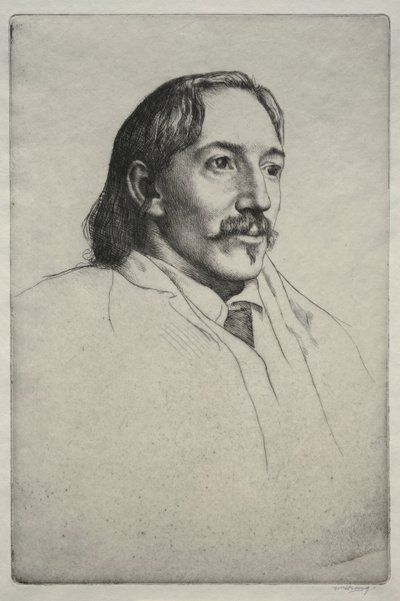 Robert Louis Balfour Stevenson od William Strang