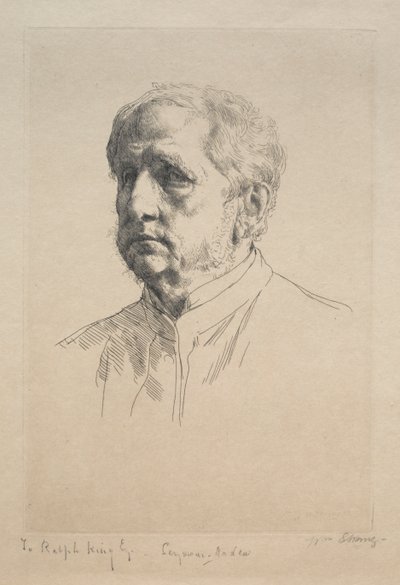 Sir Francis Seymour Haden, 1883. od William Strang