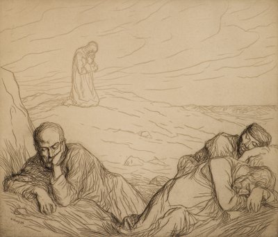 Agónie v zahradě od William Strang